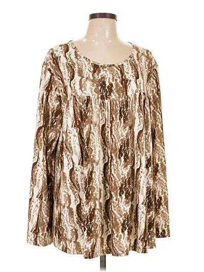 Pre-owned Next Long Sleeve Blouse In Brown