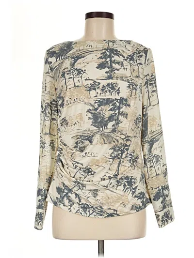 Pre-owned Next Long Sleeve Blouse In Ivory