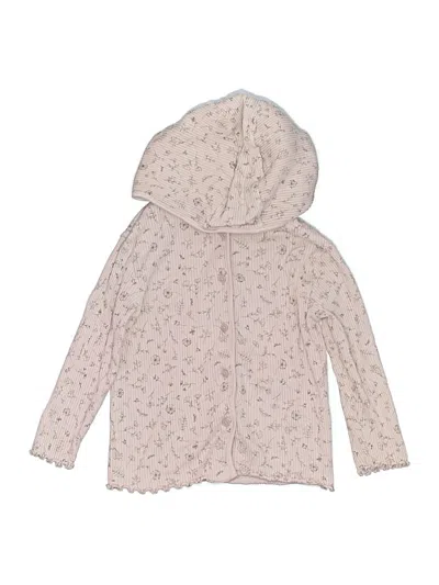 Pre-owned Next Kids' Long Sleeve Top Pink Cowl Neck Tops