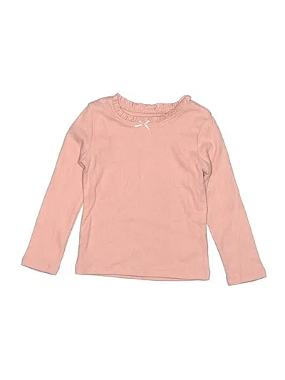 Pre-owned Next Kids' Long Sleeve T-shirt In Pink