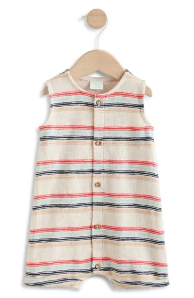 Next Babies'  Nautical Stripe Romper In Multi