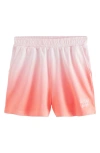 Next Ombré Cotton Blend Fleece Sweat Shorts In Red