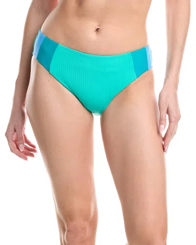 Next On-deck Midrise Color Block Bottom In Blue