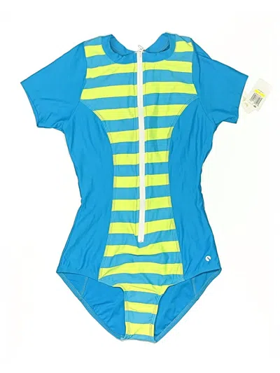 Next One Piece Swimsuit In Blue