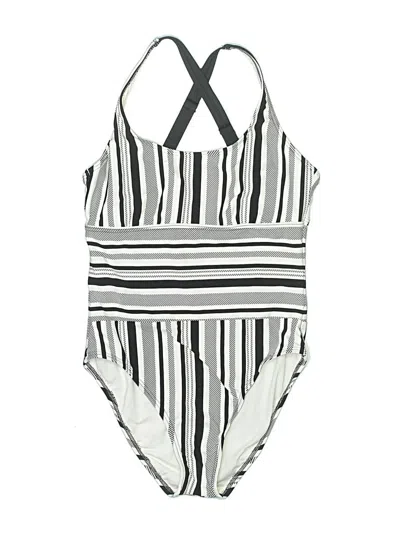 Pre-owned Next One Piece Swimsuit In Gray