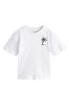 Next Palm Tree Graphic T-shirt In White