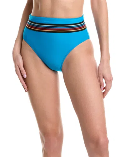 Next Platform High Waist High Leg Bottom In Blue