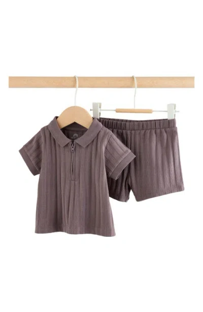 Next Babies'  Polo Shirt & Shorts In Brown