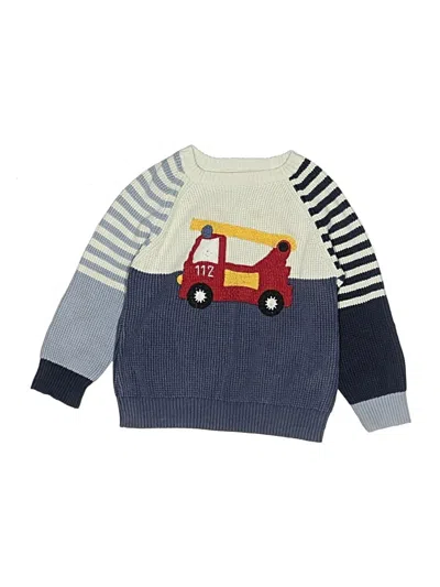 Pre-owned Next Kids' Pullover Sweater In Blue