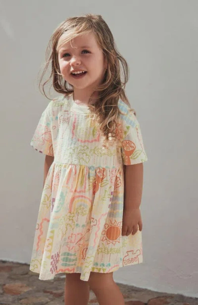 Next Kids'  Rib Jersey Dress In Multi