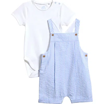 Next Babies'  Seersucker Romper & Bodysuit Set In Blue