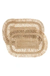 Next Set Of 2 Woven Straw Placemats In Natural