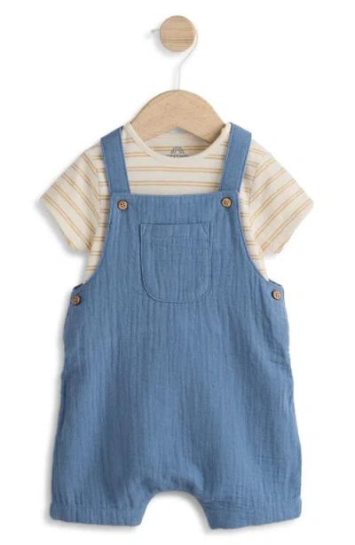 Next Babies'  Short Sleeve Crinkle Romper In Blue