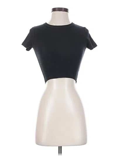 Pre-owned Next Short Sleeve Turtleneck In Black