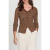 Next Spotty Button-up Knit Top