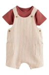 Next Stripe Bodysuit & Romper Set In Multi