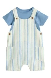 Next Stripe Romper & Bodysuit Set In Multi