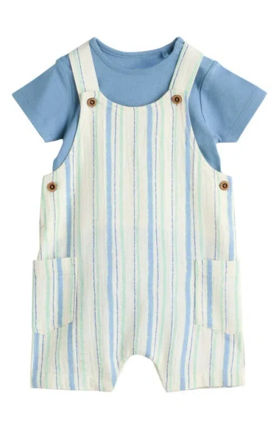 Next Babies'  Stripe Romper & Bodysuit Set In Multi