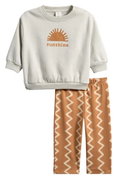 Next Babies'  Sunshine Sweatshirt & Print Pants Set In Multi