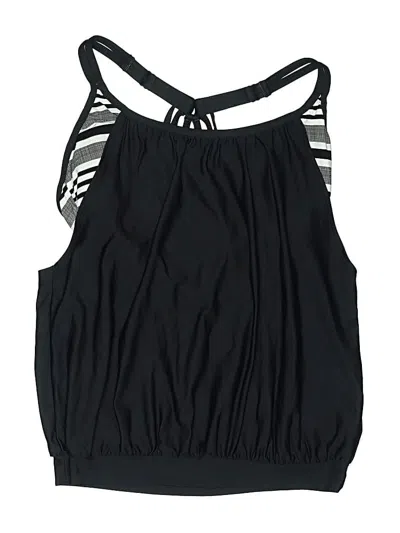 Pre-owned Next Swimsuit Top Black Swimwear