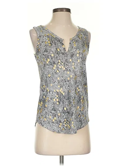 Pre-owned Next Tank Top Silver Plunge Neckline Tops