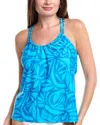 Next Third Eye Tankini In Blue