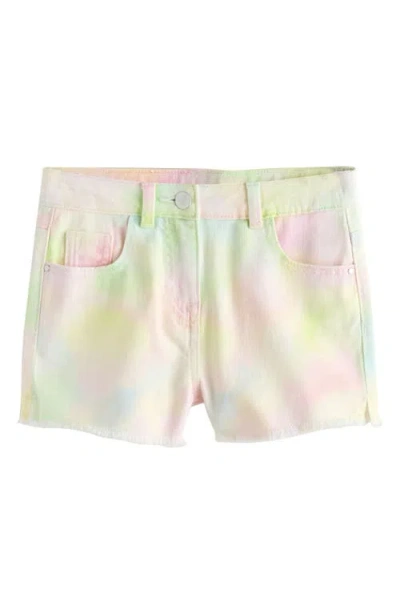 Next Kids'  Tie Dye Denim Shorts In Multi