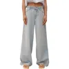 Next Tie Waist Jeans In Blue