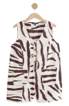Next Zebra Print Sleeveless Romper