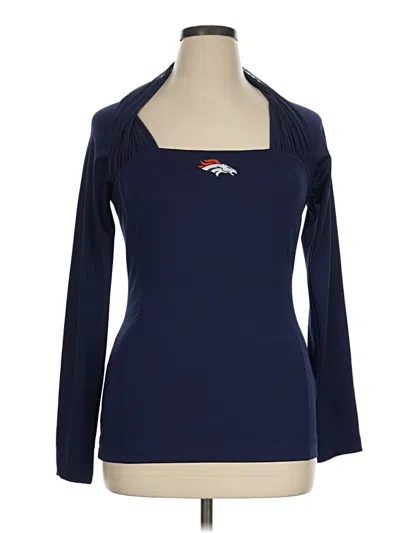 Pre-owned Nfl 3/4 Sleeve T-shirt In Blue