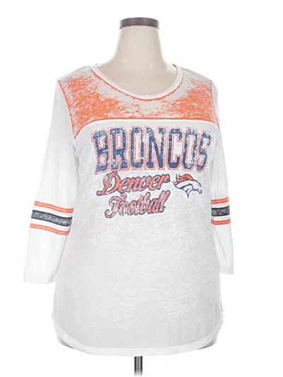 Pre-owned Nfl 3/4 Sleeve T-shirt In White