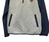 Nfl Apparel Men's Chicago Bears 1/4-zip Pullover In Grey In Grey