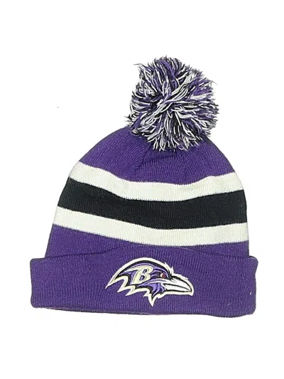 Pre-owned Nfl Beanie Hat In Purple