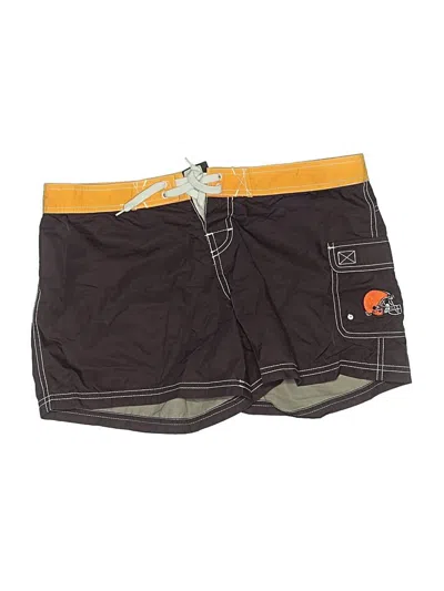 Pre-owned Nfl Board Shorts In Brown