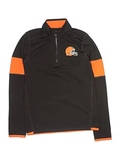 Pre-owned Nfl Kids' Long Sleeve Polo Shirt In Orange