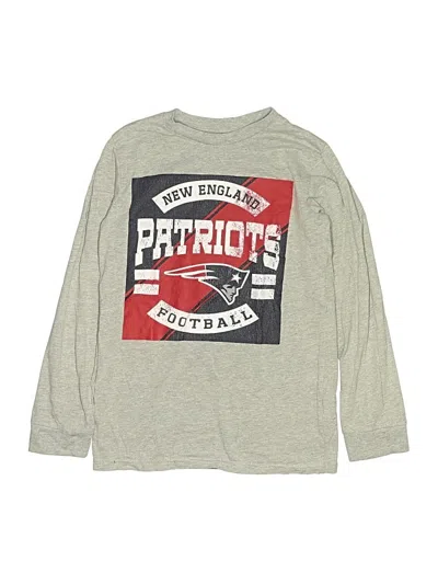 Pre-owned Nfl Kids' Long Sleeve T-shirt In Gray