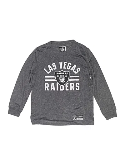 Pre-owned Nfl Kids' Long Sleeve T-shirt In Gray