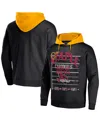 Nfl Properties Men's Nfl X Staple Black Arizona Cardinals Oversized Gridiron Vintage-like Wash Pullover Hoodie In Black