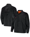 Nfl Properties Men's Nfl X Staple Black Cleveland Browns Embroidered Nylon Jacket In Black