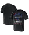 Nfl Properties Men's Nfl X Staple Black New England Patriots Gridiron Short Sleeve T-shirt In Black