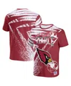 Nfl Properties Men's Nfl X Staple Cardinal Arizona Cardinals Team Slogan All Over Print Short Sleeve T-shirt In Cardinal