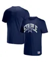 Nfl Properties Men's Nfl X Staple Navy Dallas Cowboys Lockup Logo Short Sleeve T-shirt In Navy