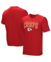 Nfl Properties Men's Red Kansas City Chiefs Home Team Adaptive T-shirt In Red