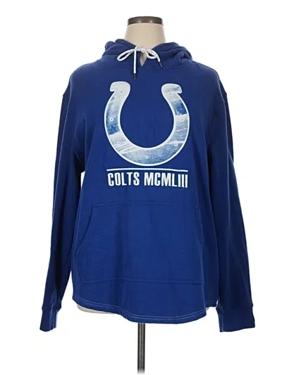 Pre-owned Nfl Pullover Hoodie In Blue