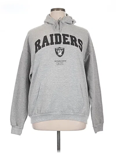 Pre-owned Nfl Pullover Hoodie In Gray