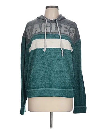 Pre-owned Nfl Pullover Hoodie In Teal