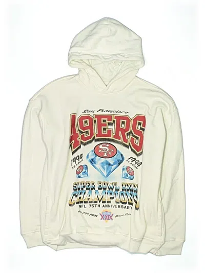 Pre-owned Nfl Kids' Pullover Hoodie In White