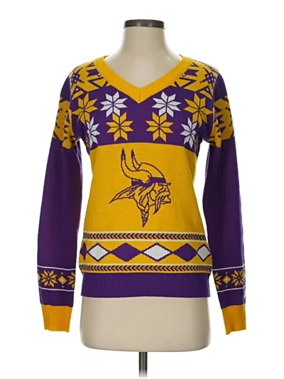 Pre-owned Nfl Pullover Sweater In Purple
