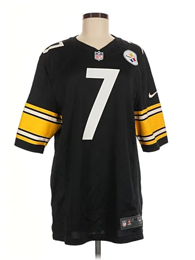 Pre-owned Nfl Short Sleeve Jersey In Black