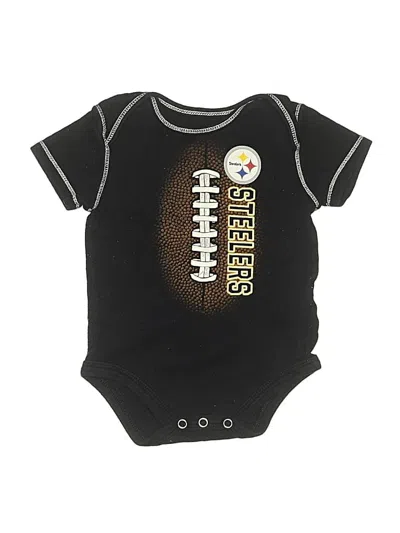 Pre-owned Nfl Babies' Short Sleeve Onesie In Black